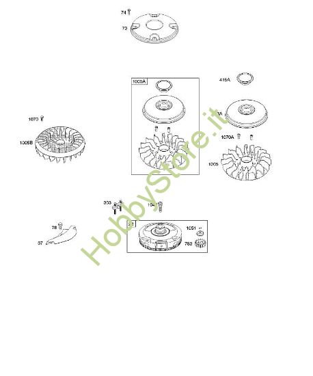 F - Volano B&S - 28 €¦ 282H07-0113-E1 brand Stihl